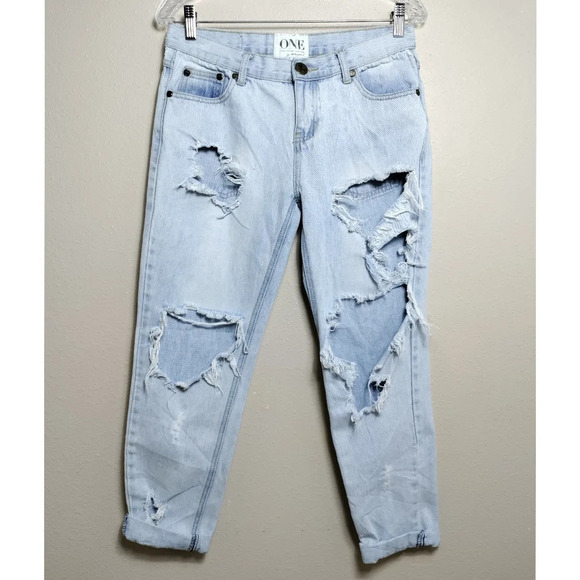 One Teaspoon Awesome Baggies Jeans - Wilde Size 27 - Picture 2 of 8